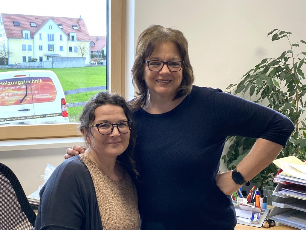 Das Büroteam der Firma Martin Hammermüller GmbH in Dasing
